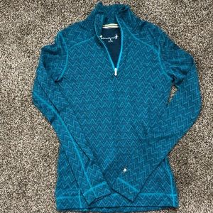 Smartwool 250 long sleeve - small - blue